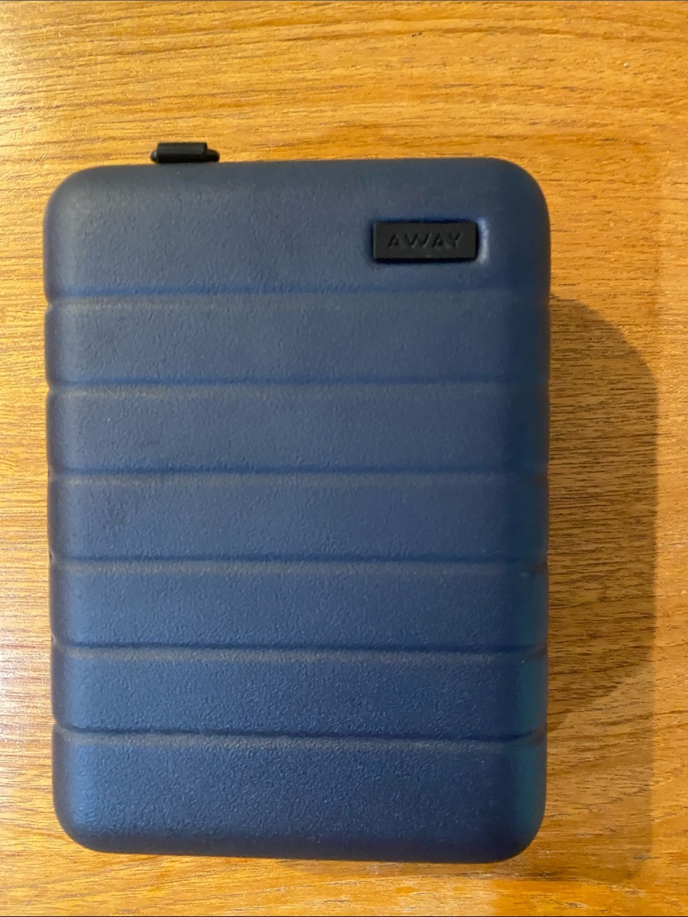 Away mini Compact Hard Shell Case in Navy Blue